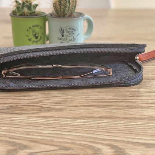 Etui à lunettes personnalisable en feutrine